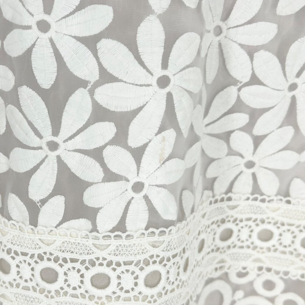 Ann Sui BHLDN Cleo Floral Lace Mini Dress - Picture 7 of 10